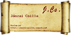 Jászai Csilla névjegykártya